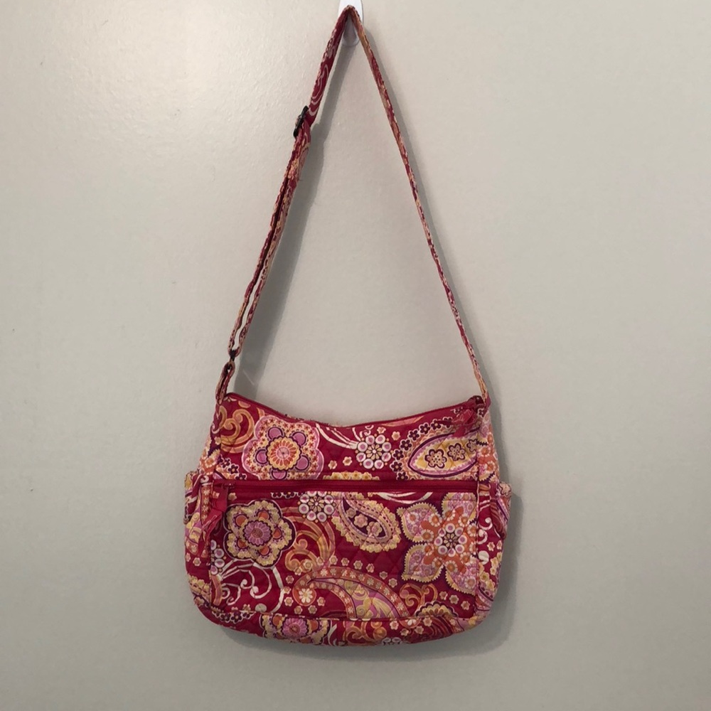 Used VERA BRADLEY Crossbody red patterned purse